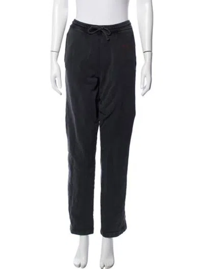 Pre-owned Acne Studios Embroidered Accent Sweatpants In Grey