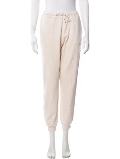 Pre-owned Acne Studios Embroidered Accent Sweatpants In Neutrals