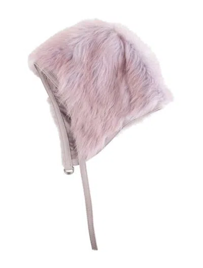 Pre-owned Acne Studios Fur Cap  W/tags In Purple