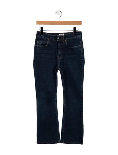 Pre-owned Acne Studios High-rise Flared Jeans In Blue