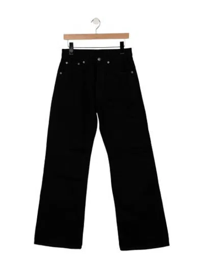 Pre-owned Acne Studios High-rise Flared Jeans W/ Tags In Black