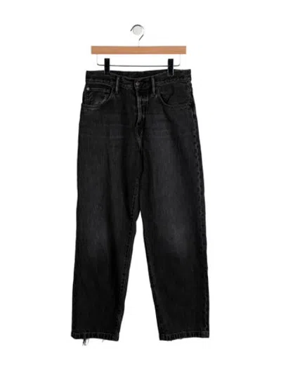 Pre-owned Acne Studios High-rise Straight Leg Jeans In Blue
