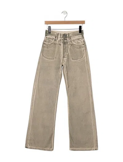 Pre-owned Acne Studios High-rise Wide Leg Jeans In Grey