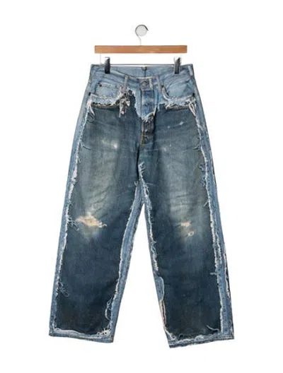 Pre-owned Acne Studios High-rise Wide Leg Jeans W/ Tags In Blue