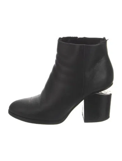 Pre-owned Acne Studios Leather Boots In Black