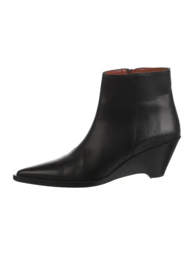 Pre-owned Acne Studios Leather Boots In Black