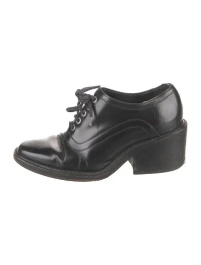 Pre-owned Acne Studios Leather Pumps In Black