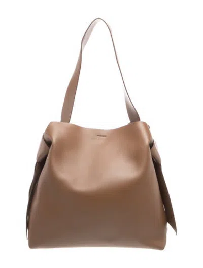 Pre-owned Acne Studios Leather Tote In Brown