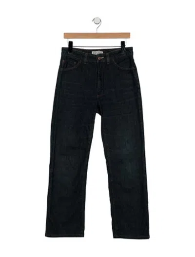 Pre-owned Acne Studios Mid-rise Straight Leg Jeans In Blue