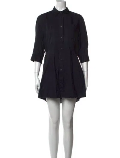 Pre-owned Acne Studios Mini Dress In Black
