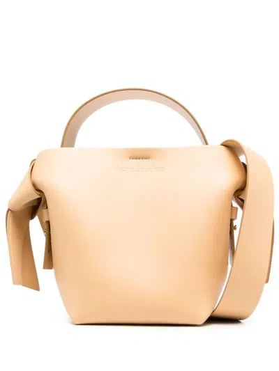 Acne Studios Mini Musubi Tote Bag In Neutrals