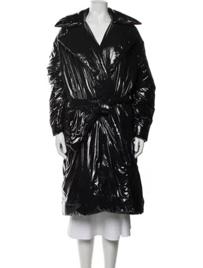 Pre-owned Acne Studios Nylon Coat In Black