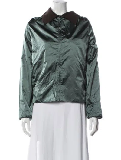 Pre-owned Acne Studios Nylon Jacket In Green
