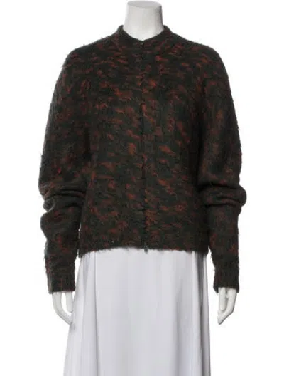 Pre-owned Acne Studios Patterned Jacket In Green