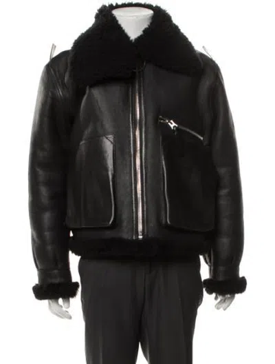 Pre-owned Acne Studios Shearling Jacket In Black