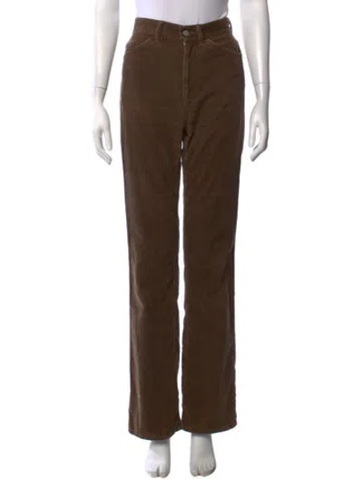 Pre-owned Acne Studios Straight Leg Pants In Brown