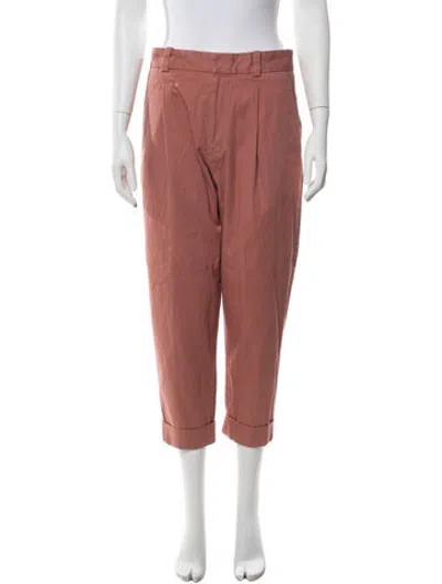Pre-owned Acne Studios Straight Leg Pants In Pink