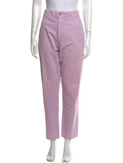 Pre-owned Acne Studios Straight Leg Pants In Purple