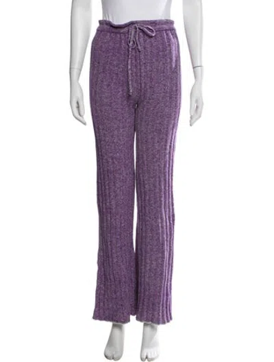 Pre-owned Acne Studios Straight Leg Pants In Purple