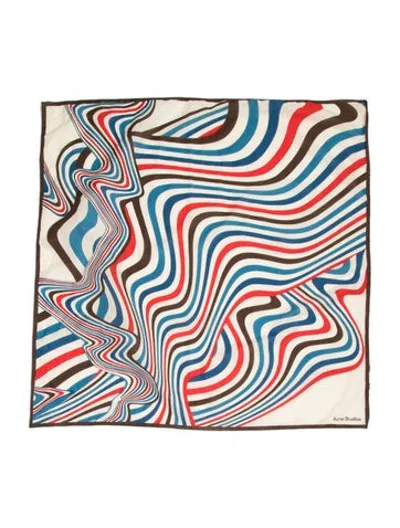 Pre-owned Acne Studios Striped Scarf In Neutrals
