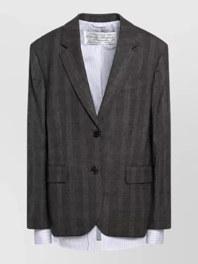 Acne Studios Suit Jacket In Brown
