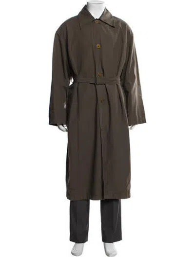 Pre-owned Acne Studios Trench Coat In Green