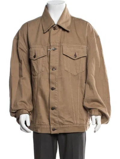 Pre-owned Acne Studios Trucker Jacket In Brown