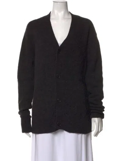 Pre-owned Acne Studios V-neck Sweater In Black