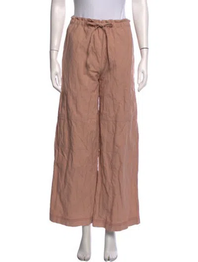 Pre-owned Acne Studios Wide Leg Pants In Pink