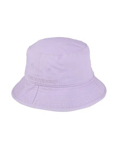 Acne Studios Woman Hat Lilac Size 7 Cotton In Purple