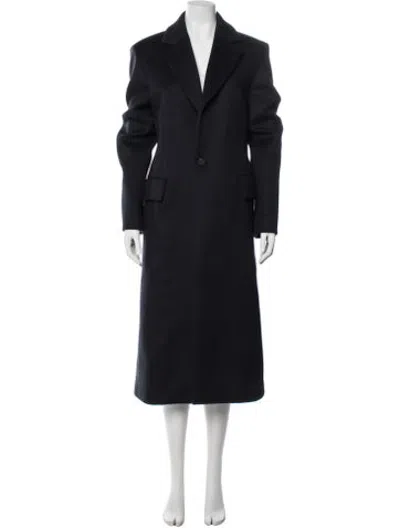 Pre-owned Acne Studios Wool Coat In Blue