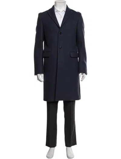 Pre-owned Acne Studios Wool Coat In Blue