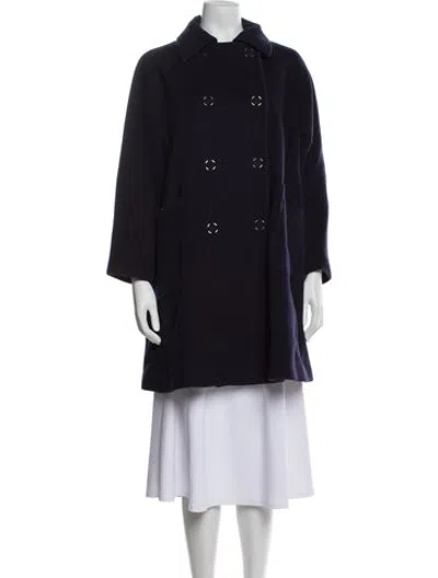Pre-owned Acne Studios Wool Coat In Blue