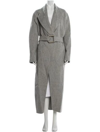 Pre-owned Acne Studios Wool Coat In Grey