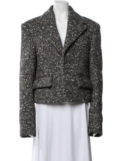 Pre-owned Acne Studios Wool Tweed Pattern Jacket W/ Tags In Multicolor