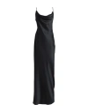 Actualee Woman Maxi Dress Black Size 6 Polyester