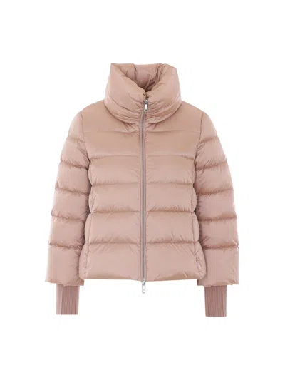 Add Rasolight High Neck Down Jacket In Pink