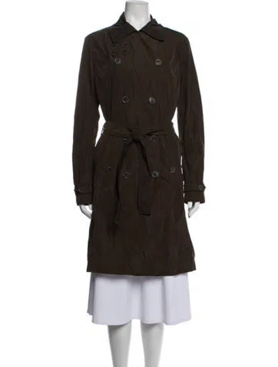 Pre-owned Add Trench Coat In Brown