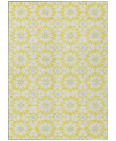 Addison Chantille Machine Washable Acn734 Area Rug Collection In Gold