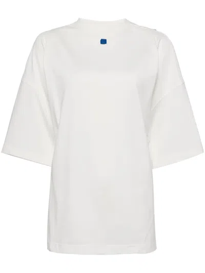 Ader Error Tetraight Embellished T-shirt In Neutrals