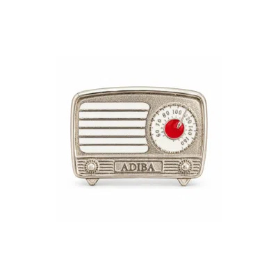 Adiba Women's Silver Love, On Air Brooch