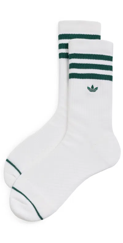 Adidas Golf Originals Crew Socks White/collegiate Green