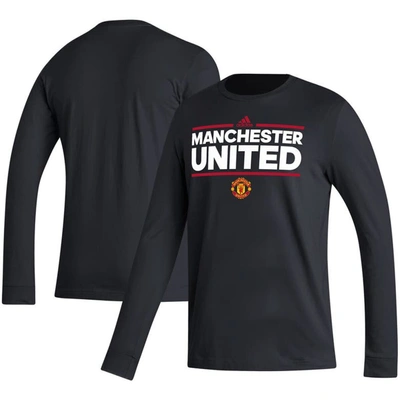 Adidas Originals Adidas Black Manchester United Dassler Long Sleeve T-shirt