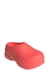 Adidas Originals Adifom Stan Smith Platform Mule In Solar Red/solar Red/red