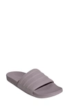 Adidas Originals Adilette Comfort Slide Sandal In Preloved Fig/fig/fig