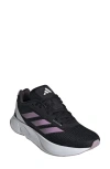 Adidas Originals Duramo Sl Running Shoe In Core Black/ Lilac/ Fig