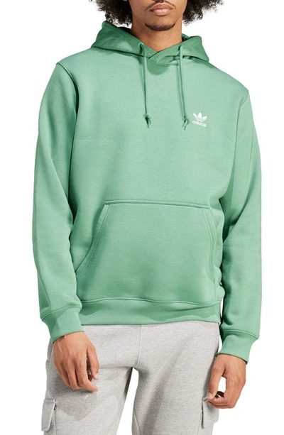 Adidas Originals Essential Pullover Hoodie In Preloved Green
