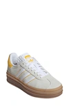 Adidas Originals Gazelle Bold Platform Sneaker In White,yellow