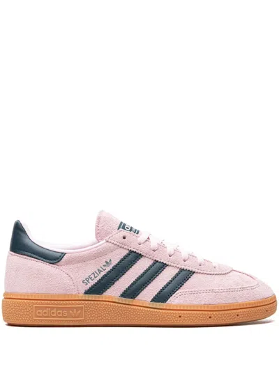 Adidas Originals Handball Spezial In Gum/clear Pink/arctic Night