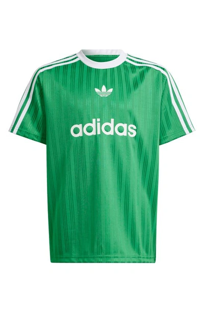 Adidas Originals Kids' Adicolor 3-stripes T-shirt In Green